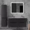 Мебель для ванной подвесная «Raval» Wector 120 антрацит, фото №1 Мебель для ванной подвесная «Raval» Wector 120 антрацит, фото №1