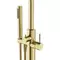 Напольный смеситель для ванны с душем «Sancos» Etna SC9009BG брашированное золото, картинка №2