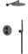 Душевая система «Sancos» Etna SC9010MB с термостатом чёрная матовая, фото №1