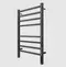 Электрический полотенцесушитель «Terminus» Ватикан П8 50х80 электро КС ГРАФИТ чёрный правый, картинка №2