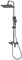 Душевая система «Rush» Thira TR3635-50Grey графит, фото №1