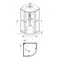 Душевая кабина «Niagara» Light L90/17 90/90 низкий поддон прозрачная, картинка №6