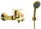 Смеситель для ванны с душем «ESKO» Murano Gold MR54Gold золото, фото №1