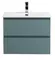 Мебель для ванной подвесная «Belbagno» Kraft 39 50 голубая матовая, картинка №2
