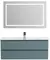Мебель для ванной подвесная «Belbagno» Kraft 100 голубая матовая, фото №1