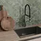 Смеситель для кухонной мойки «WasserKRAFT» A8827 никель/чёрный, картинка №2
