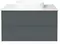 Мебель для ванной подвесная «La Fenice» Terra Twin 80 Grigio, картинка №6