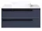 Мебель для ванной подвесная «La Fenice» Elba Twin 100 Blu Grigio, изображение №4