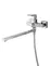 Смеситель для ванны с душем «Wonzon & Woghand» Flex WW-639906-CR хром, фотография №3