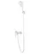Смеситель для душа «Wonzon & Woghand» Alfa WW-AE3102-MW белый матовый, фото №1