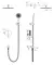 Душевая система «OLIVEEKA» Y OL-939017-CR хром, фотография №3