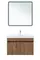 Мебель для ванной подвесная «Aquanet» Оптима 80 дуб рустикальный, картинка №6