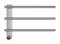 Электрический полотенцесушитель «AQUAme» AQM3113CR  52/42 хром, фото №1
