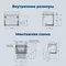 Мебель для ванной подвесная «Aquanet» Агата 60 бежевая, фотография №7