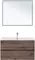 Мебель для ванной подвесная «Aquanet» Алвита New 90 дуб веллингтон табак, фото №1
