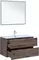 Мебель для ванной подвесная «Aquanet» Алвита New 90 дуб веллингтон табак, картинка №2