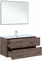Мебель для ванной подвесная «Aquanet» Алвита New 100 дуб веллингтон табак, картинка №2