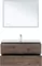 Мебель для ванной подвесная «Aquanet» Алвита New 100 дуб веллингтон табак, фотография №3