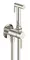 Смеситель с гигиеническим душем «AQUAme» Siena AQM6217BN шлифованный никель, фото №1