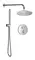 Душевая система «AQUAme» AQM8405CR с термостатом хром, фото №1