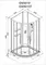 Душевая кабина «AvaCan» EM3010 N 100/100 средний поддон матовая/белая без крыши, картинка №14