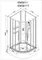 Душевая кабина «AvaCan» EM3011 N new 110/110 средний поддон матовая/белая без крыши, картинка №14