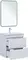 Мебель для ванной подвесная «Aquanet» Практика 60 с 2 ящиками белая глянцевая, изображение №4