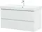 Мебель для ванной подвесная «Aquanet» Альтера 100 белая матовая, картинка №10