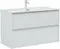 Мебель для ванной подвесная «Aquanet» Вита 100 белая матовая, фотография №7