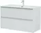 Мебель для ванной подвесная «Aquanet» Вита 100 белая матовая, фото №9