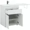Мебель для ванной «Aquanet» Токио 130 белая левая/правая, фотография №3