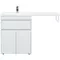 Мебель для ванной «Aquanet» Токио 130 белая левая/правая, изображение №4