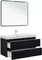 Мебель для ванной подвесная «Aquanet» Вега 100 чёрная, изображение №4