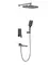 Душевая система «Belbagno» DUE-VDSET-GM оружейная сталь, изображение №4