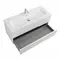 Мебель для ванной подвесная «Cezares» Duet-N 120 Bianco Lucido, картинка №6