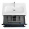 Мебель для ванной подвесная «Cezares» Duet-N 80 Sapfiro, картинка №6