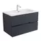 Мебель для ванной подвесная «Cezares» Duet-N 80 Grafito, изображение №4