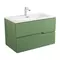Мебель для ванной подвесная «Cezares» Duet-N 80 Фисташковый Софт, изображение №4