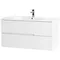 Мебель для ванной подвесная «Cezares» Duet 100 Bianco Lucido, фотография №3