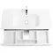 Мебель для ванной подвесная «Cezares» Duet 100 Bianco Lucido, картинка №6