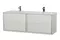 Мебель для ванной подвесная «Cezares» Bellagio 140 Bianco opaco, изображение №4