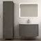 Мебель для ванной подвесная «Cezares» Eden 90 Grigio talpa opaco, фото №1