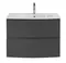Мебель для ванной подвесная «Cezares» Elettra 75 Grafite, фотография №3