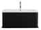 Мебель для ванной подвесная «Cezares» Idra 98 Nero opaco, фотография №3