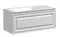 Мебель для ванной подвесная «Sancos» Very 100 Bianco левая/правая, фотография №11