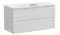 Мебель для ванной подвесная «Sancos» Snob T 100 Bianco левая/правая, картинка №2