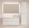 Мебель для ванной подвесная «Sancos» Folk 120 белая матовая левая/правая, фото №1
