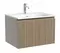 Мебель для ванной подвесная «Sancos» Code 60 серо-бежевая, изображение №4