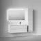 Мебель для ванной подвесная «Sancos» Snob R 120 bianco левая/правая, картинка №2