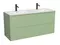 Мебель для ванной подвесная «ZOV» Дион 120 фисташковая, картинка №2